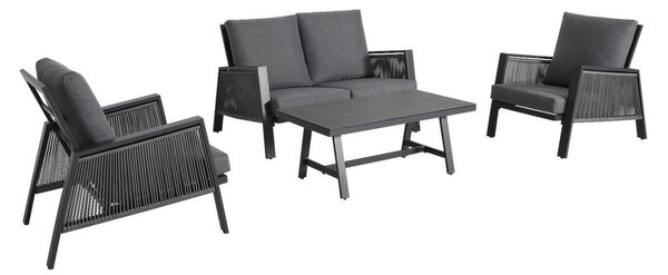 LOUNGE GARNITURA tkanina aluminij
