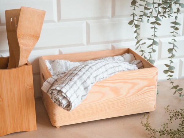 ATMOWOOD Lesena škatla 30 x 20 x 14 cm