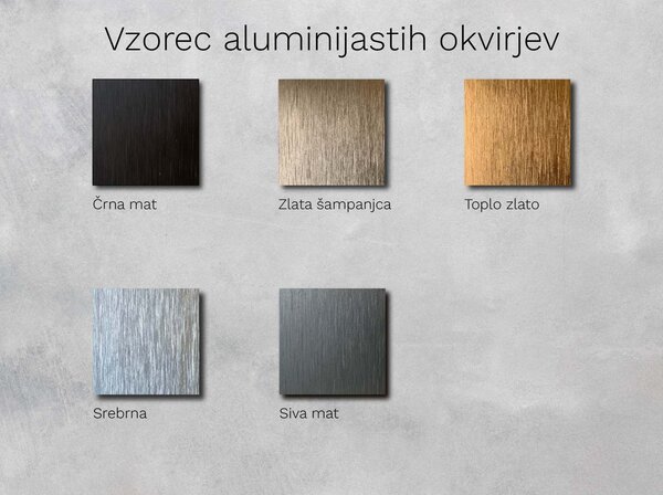 Kopalniška LED ogledalo v okvirju C4
