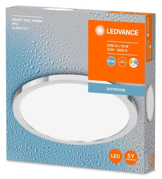 Ledvance - LED Kopalniška stropna svetilka DISC LED/18W/230V 3000/4000K IP44