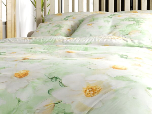 Posteljnina iz mikrovlaken SPRING MEADOW zelena Dimenzije posteljnine: 70 x 80 cm | 140 x 200 cm