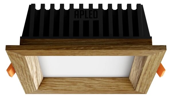 APLED - LED Svetilka SQUARE WOODLINE LED/6W/230V 4000K 12x12 cm hrast trden les