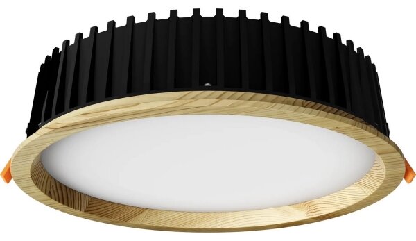 APLED-LED Svetilka RONDO WOODLINE LED/18W/230V 3000K pr. 26 cm bor trden les