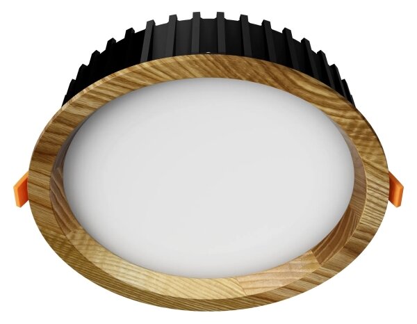 APLED - LED Svetilka RONDO WOODLINE LED/12W/230V 4000K pr. 20 cm pepel trden les