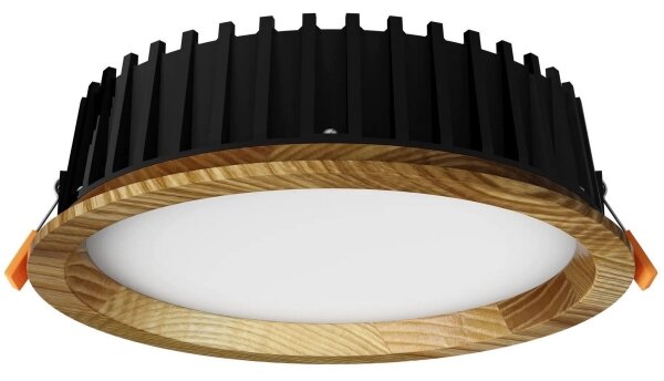 APLED - LED Svetilka RONDO WOODLINE LED/6W/230V 4000K pr. 15 cm pepel trden les