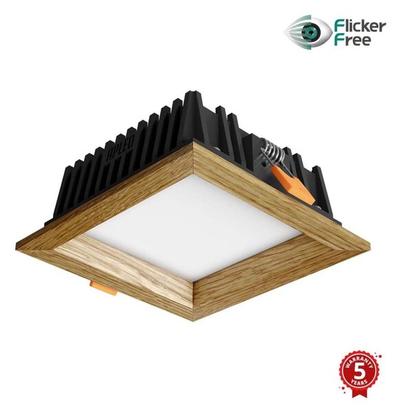 APLED - LED Svetilka SQUARE WOODLINE LED/6W/230V 3000K 12x12 cm hrast trden les