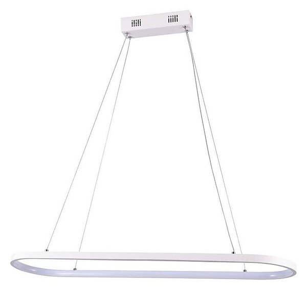 LED Lestenec na vrvici LED/24W/230V 3000K bela