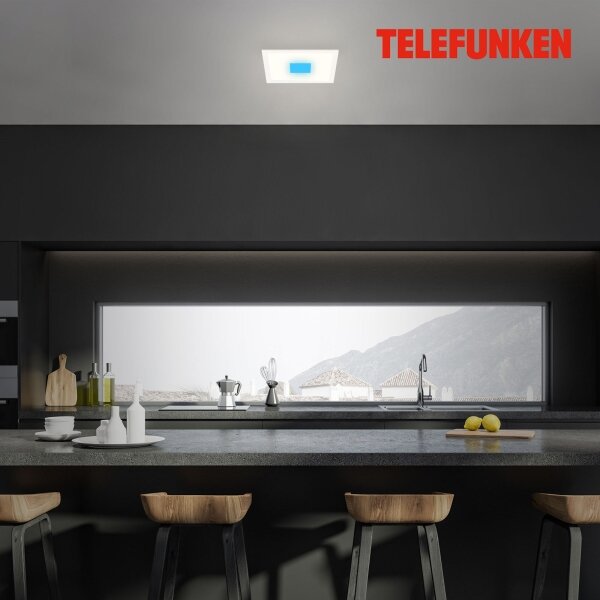 Telefunken 319006TF - LED RGBW Zatemnitvena svetilka LED/16W/230V + Daljinski upravljalnik