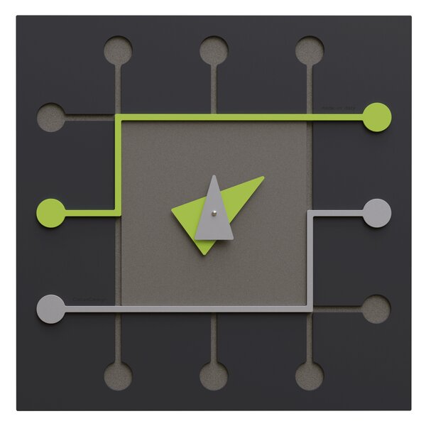 Stenska ura MicroChip 7 barv