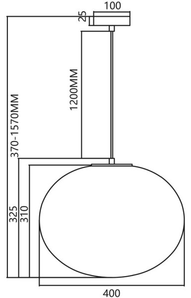 Lestenec na vrvici CAMPANIA 1xE27/60W/230V zlata