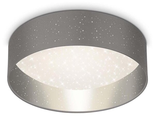 Briloner 3882-014 - LED Stropna svetilka MAILA STARRY LED/18W/230V siv/srebrna