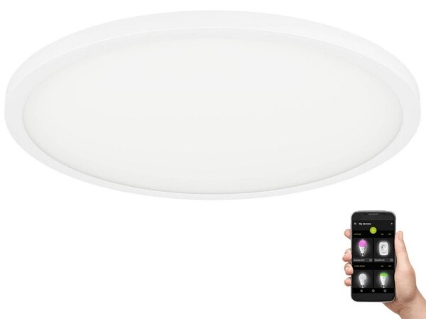 Eglo 900759 - LED Zatemnitvena stropna svetilka SARSINA-Z 41W/230V pr. 60 cm bela