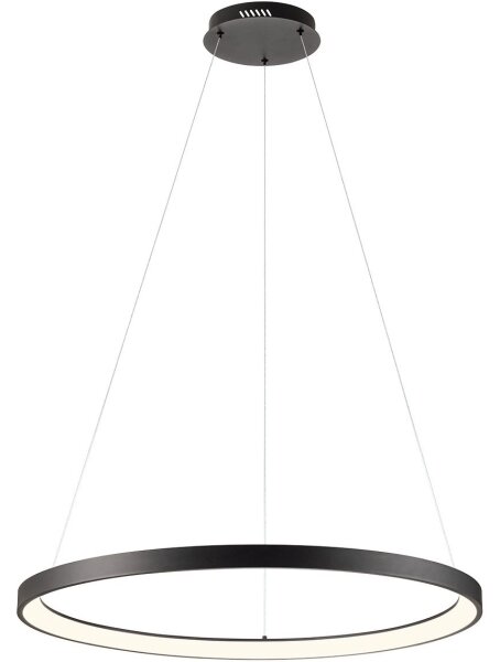 Redo 01-2677- LED Zatemnitveni lestenec na vrvici ICONIC LED/60W/230V pr. 78 cm črna