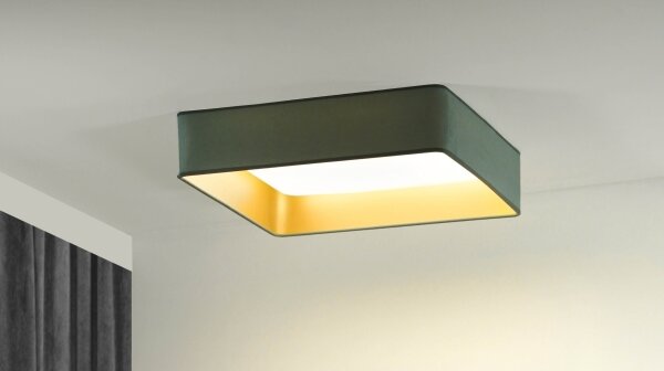 Brilagi - LED Zatemnitvena svetilka VELVET SQUARE LED/24W/230V + Daljinski upravljalnik mint