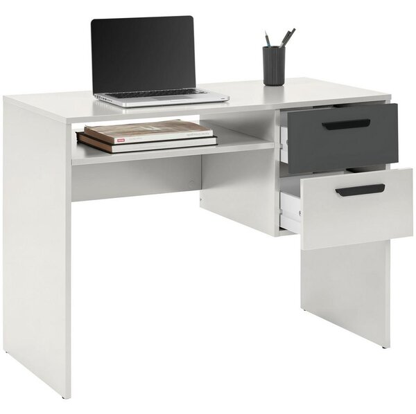 Mömax Pisalna Miza Basic Two, Kašmir, Antracit, 100x50