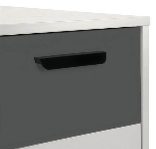 Mömax Pisalna Miza Basic Two, Kašmir, Antracit, 100x50
