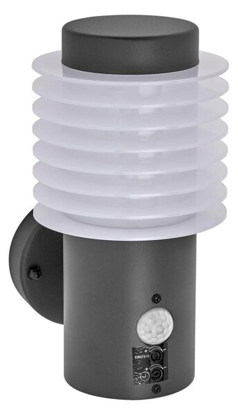 Ledvance - LED Zunanja stenska svetilka s senzorjem RONDO LED/9,5W/230V IP44