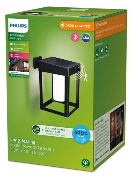 Philips - LED Solarna stenska svetilka s senzorjem CAMILL LED/1,4W/3,7V IP44