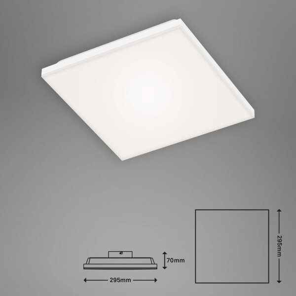 Briloner 7378-016 - LED Zatemnitveni panel LED/12W/230V + Daljinski upravljalnik