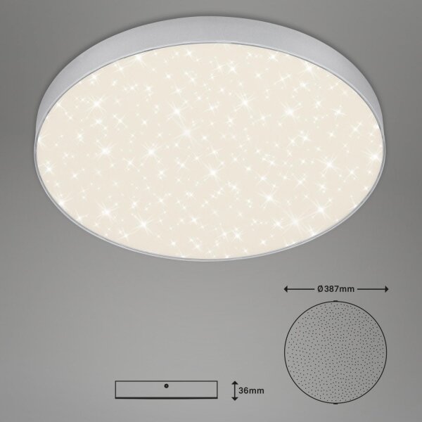 Briloner 7075-414 - LED Stropna svetilka STAR SKY LED/24,5W/230V pr. 38 cm