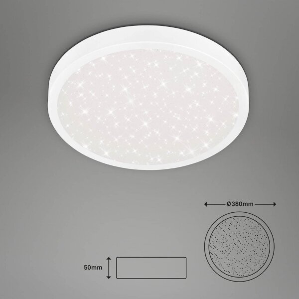 Briloner 3071-016 - LED Stropna svetilka RUNA LED/24W/230V pr. 38 cm bela