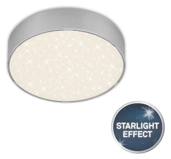 Briloner 7072-414 -LED Stropna svetilka STAR SKY LED/11W/230V pr. 15 cm srebrna