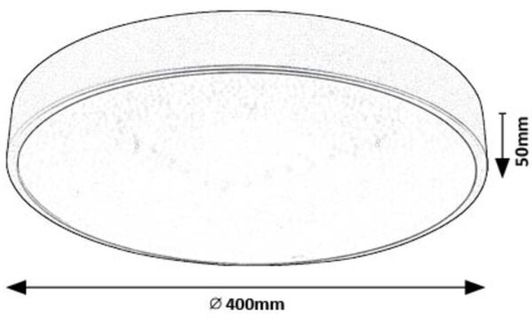 Rabalux 71135 - LED Stropna svetilka OCTAV LED/24W/230V 4000K pr. 40 cm