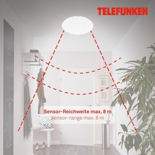 Telefunken 601306TF - LED Kopalniška stropna svetilka LED/20W/230V pr. 40 cm