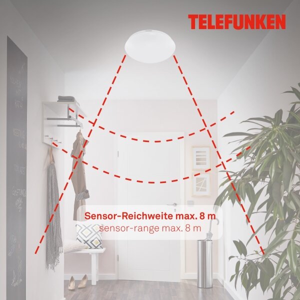 Telefunken 601206TF - LED Kopalniška stropna svetilka LED/15W/230V pr. 28 cm