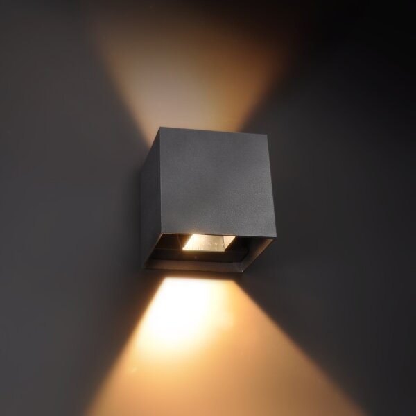 Brilagi - LED Zunanja stenska svetilka CUBE LED/6W/230V IP54