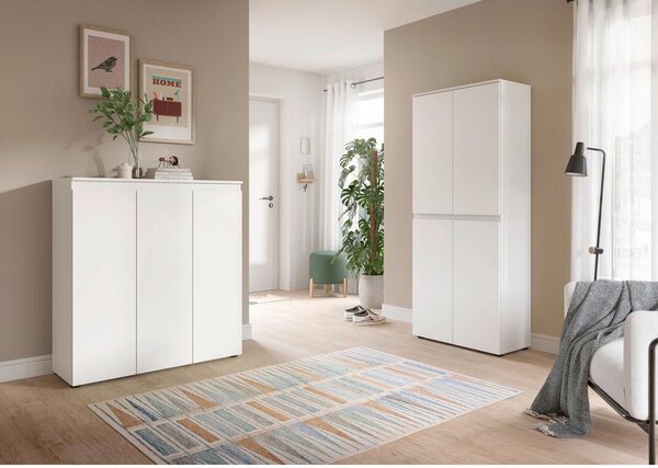 Livetastic Garderobna Omara Scarpa, Bela, 2 Kos