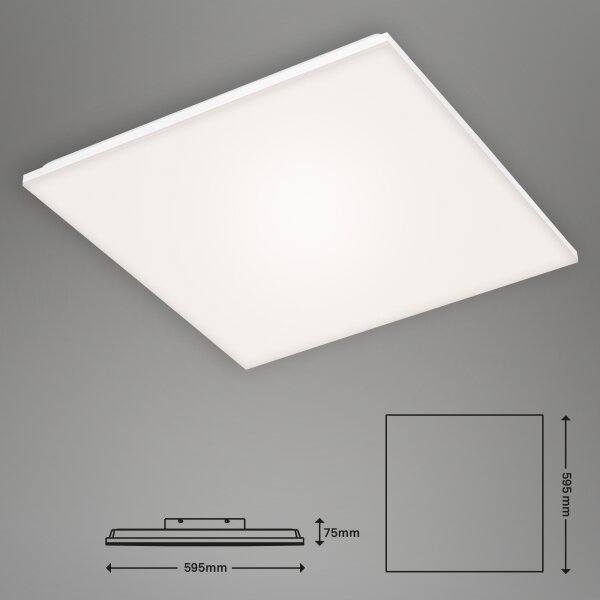 Briloner 7378216 - LED Zatemnitveni panel LED/38W/230V 3000-6500K + Daljinski upravljalnik