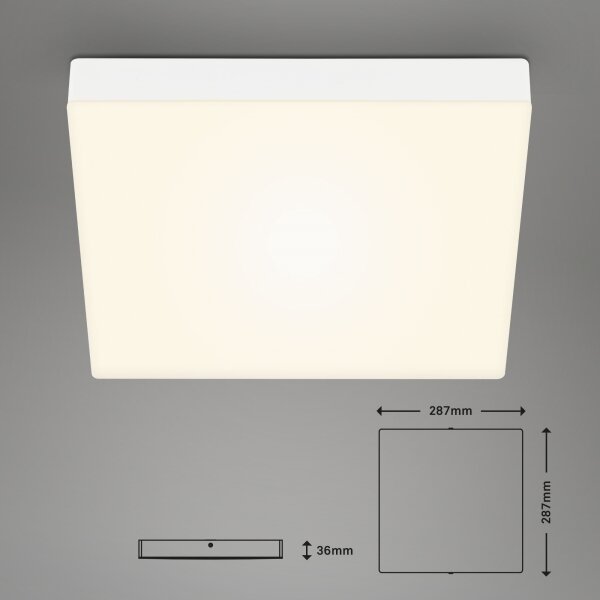 Briloner 7071016 - LED Stropna svetilka FLAME LED/21W/230V bela