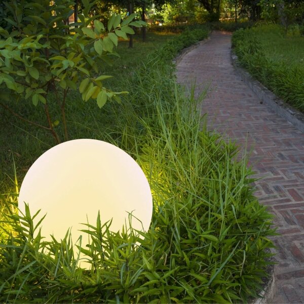 LED RGBW Solarna svetilka BALL LED/3,2V pr. 20 cm IP65 + Daljinski upravljalnik