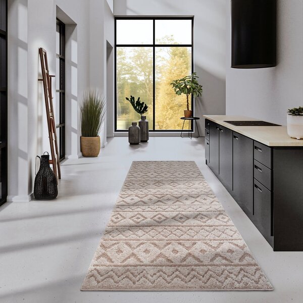 Bež tekač 80x240 cm Carpet Itinerance Beige – Elle Decoration