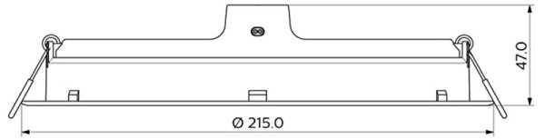 Philips - SET 2x LED Vgradna svetilka MESON LED/23,5W/230V 4000K