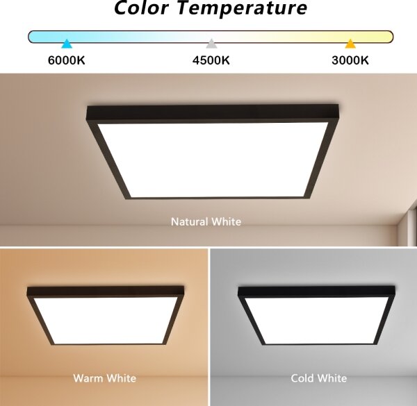 Brilagi-LED Kopalniška zatemnitvena svetilka FRAME SMART LED/50W/230V IP44 črna + Daljinski upravljalnik