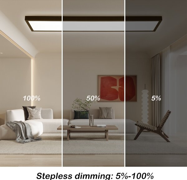 Brilagi-LED Kopalniška zatemnitvena svetilka FRAME SMART LED/50W/230V IP44 črna + Daljinski upravljalnik