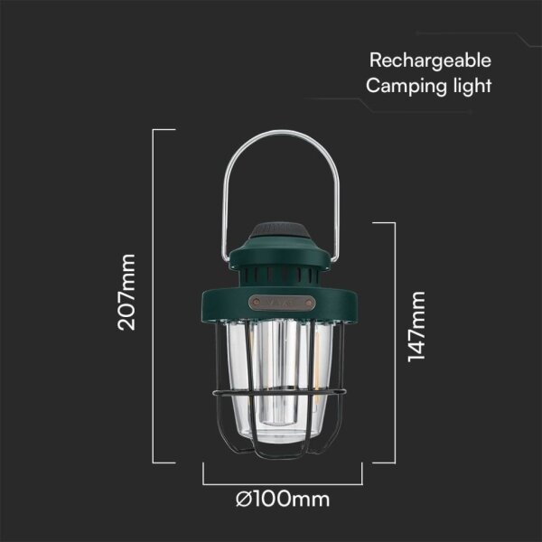 LED Zatemnitvena zunanja viseča svetilka LED/5W/5V 2700/6500K IP44