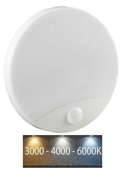 LED Kopalniška stenska svetilka LED/15W/230V 3000/4000/6000K IP44 bela