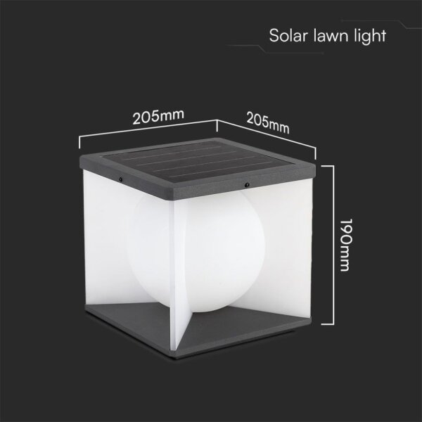 LED Solarna stenska svetilka LED/3W/3,7V IP65 3000K