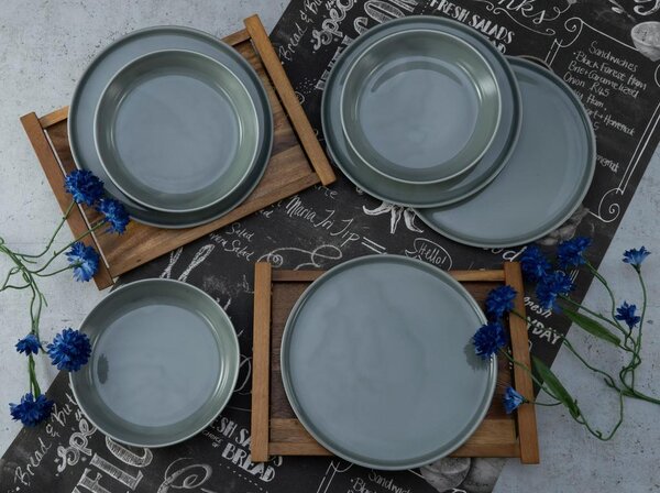 Creatable Jedilni Servis Chef Collection Grey, 12-Delni