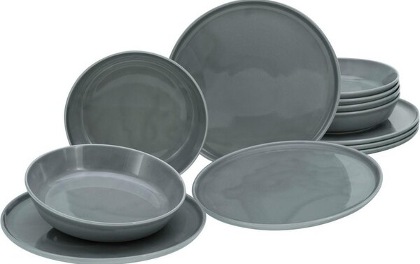 Creatable Jedilni Servis Chef Collection Grey, 12-Delni