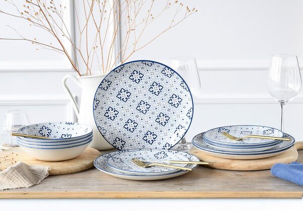 Creatable Jedilni Servis Yara Blue, 12-Delni