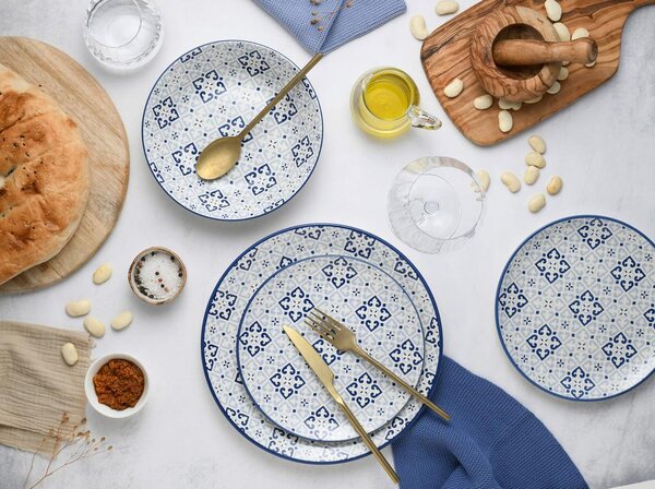 Creatable Jedilni Servis Yara Blue, 12-Delni