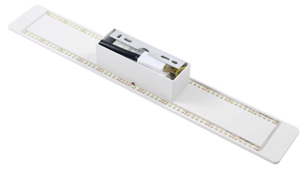 Ideal Lux - LED Stenska svetilka ZIG ZAG LED/23W/230V 53 cm bela