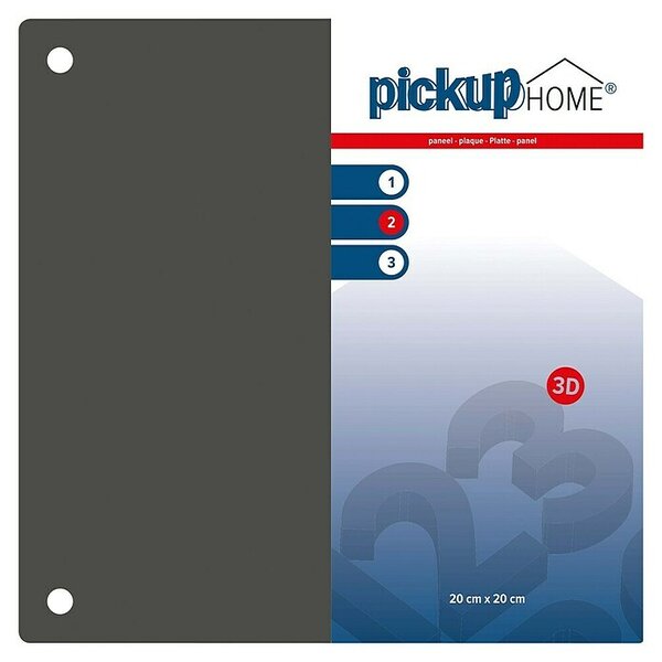 Pickup 3D Home Znak (Do x Š: 20 x 20 cm, Sive barve)
