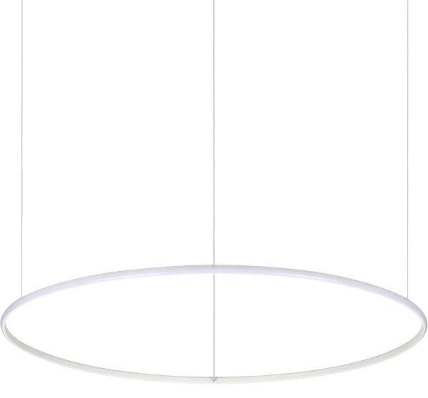 Ideal Lux - LED Lestenec na vrvici HULAHOOP LED/46W/230V 3000K pr. 100 cm bela