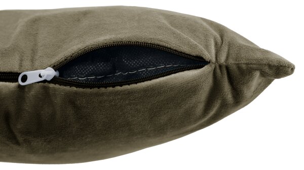KONDELA Pisarniški stol, tkanina Taupe Velvet sivo-rjava/krom, KLIAN