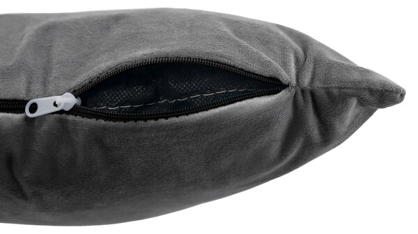 KONDELA Pisarniški stol, siva tkanina Velvet/krom, KLIAN
